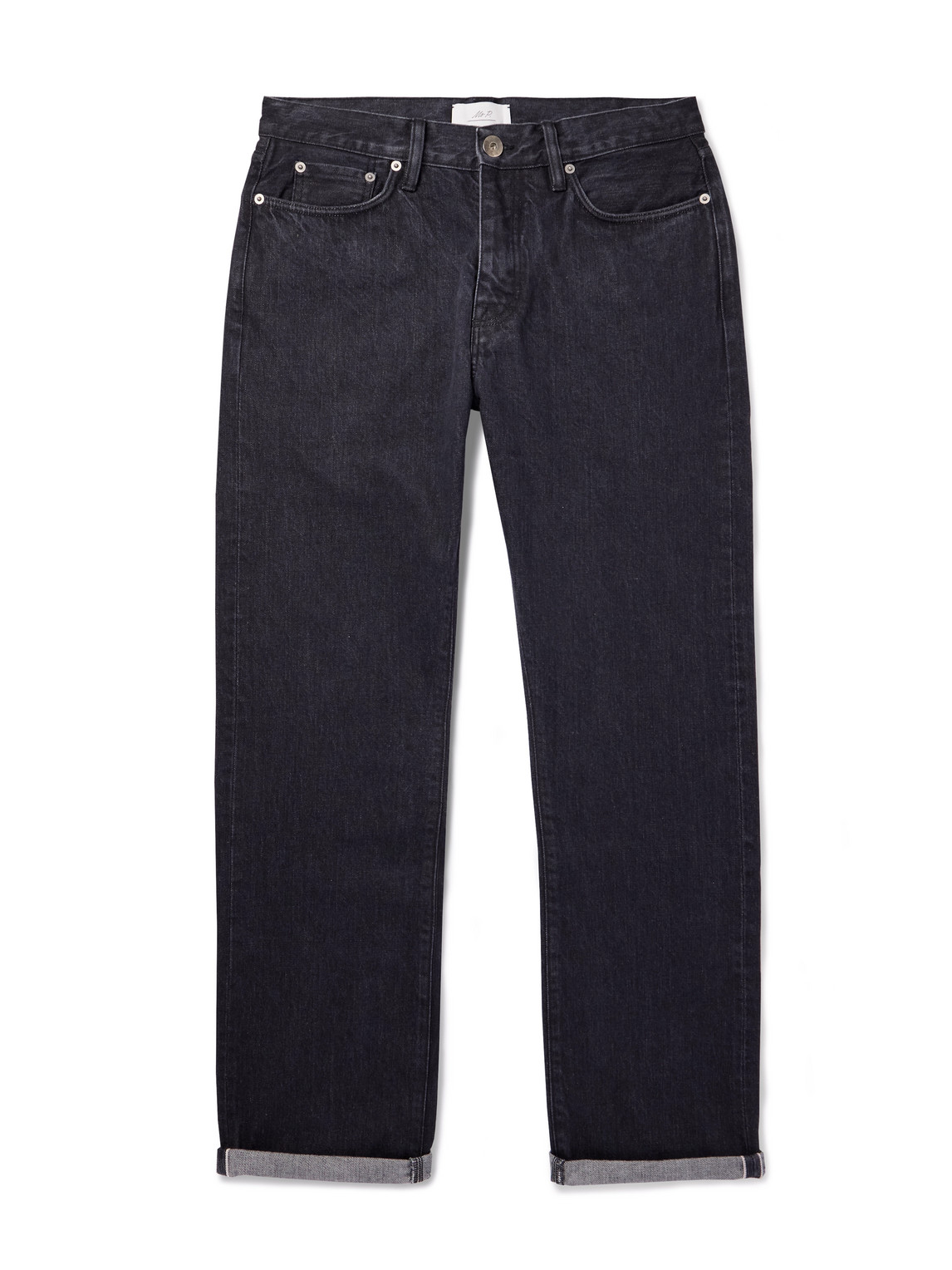 Mr P. - Straight-Leg Organic Selvedge Jeans - Men - Black - 36 von Mr P.