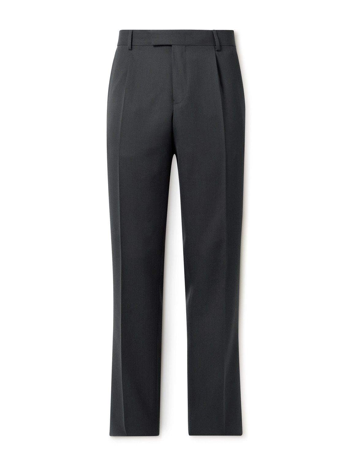Mr P. - Straight-Leg Pleated Twill Suit Trousers - Men - Gray - 28 von Mr P.