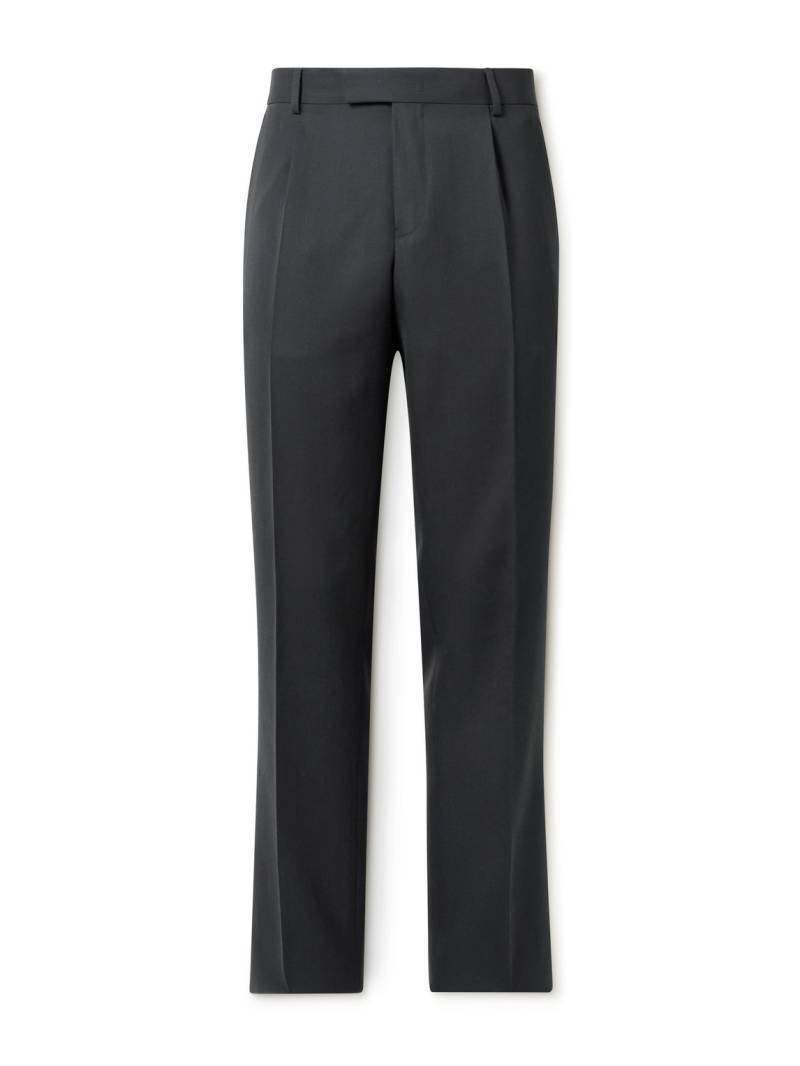 Mr P. - Straight-Leg Pleated Twill Suit Trousers - Men - Gray - 28 von Mr P.