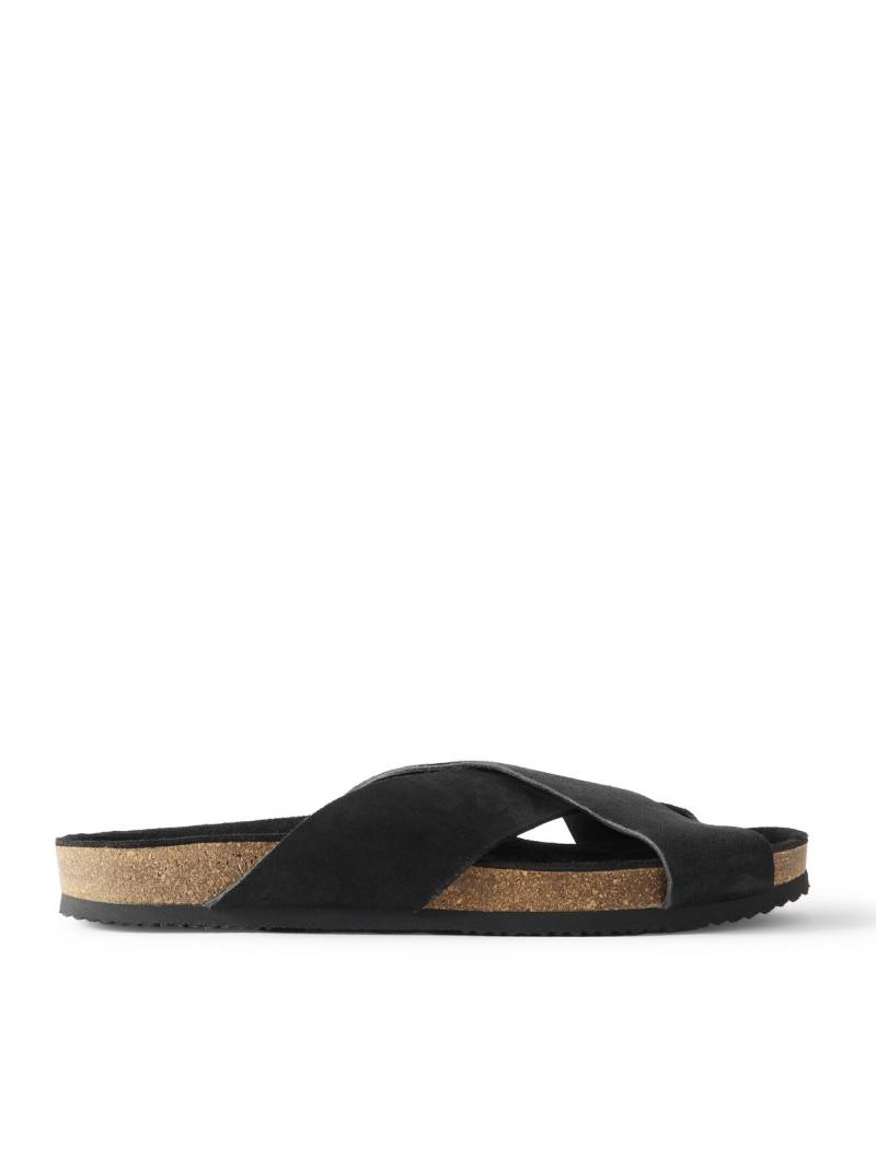 Mr P. - Suede Sandals - Men - Black - UK 13 von Mr P.