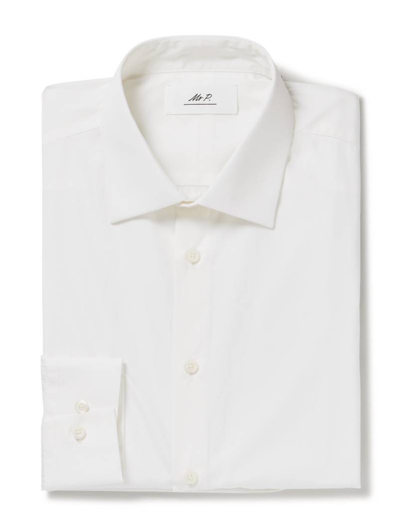 Mr P. - Super 120s Cotton Shirt - Men - White - UK/US 17.5 von Mr P.