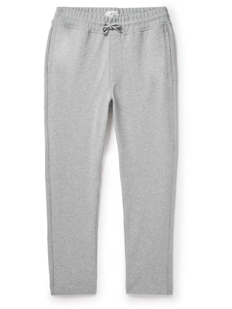 Mr P. - Tapered Cotton-Jersey Sweatpants - Men - Gray - XXL von Mr P.