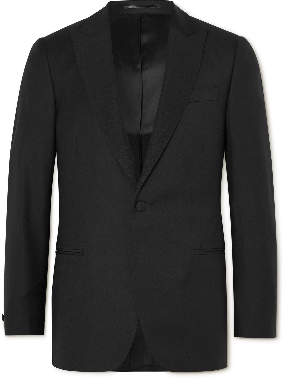 Mr P. - Wool Tuxedo Jacket - Men - Black - 46 von Mr P.
