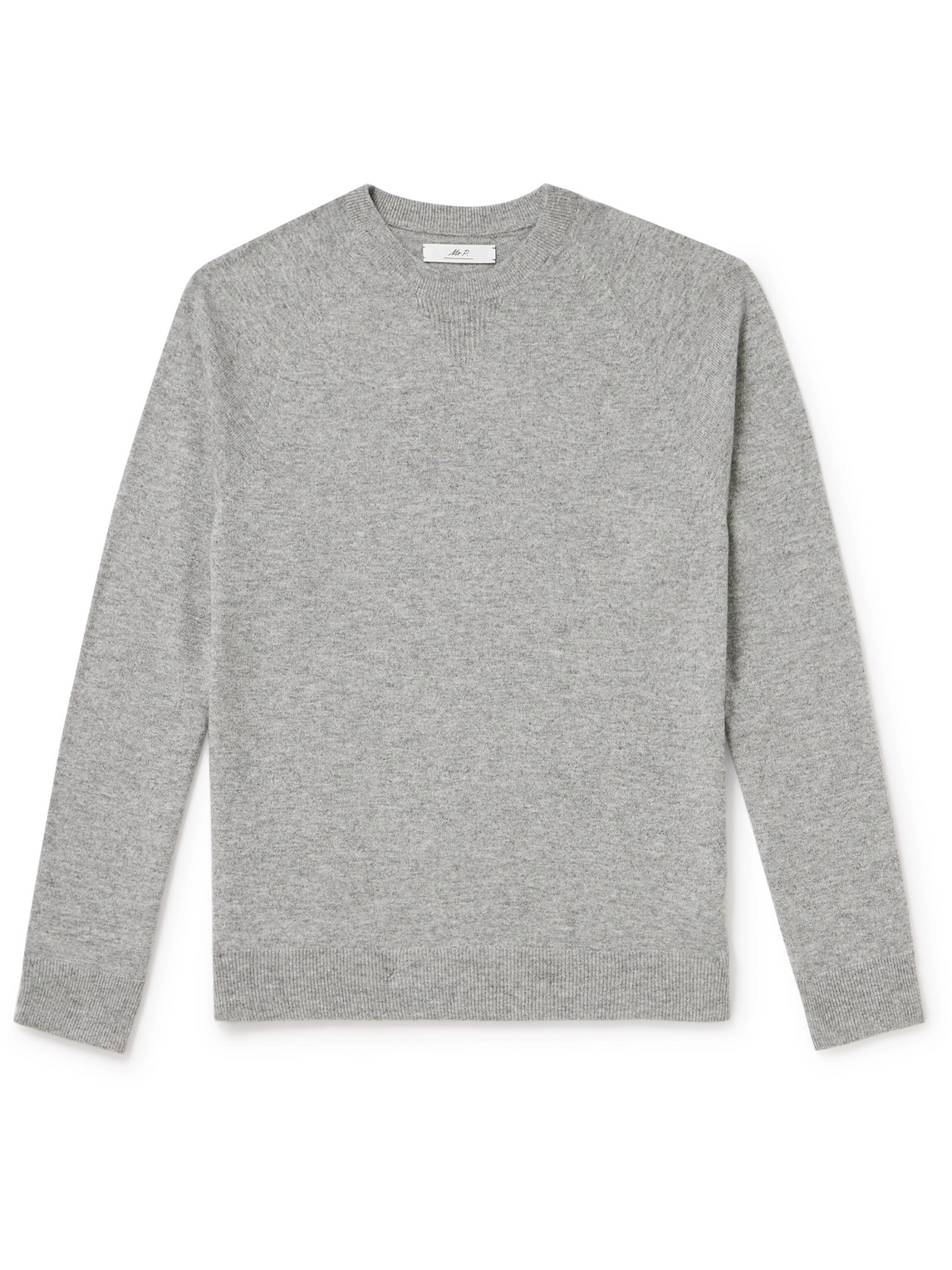 Mr P. - Wool and Cashmere-Blend Sweater - Men - Gray - M von Mr P.