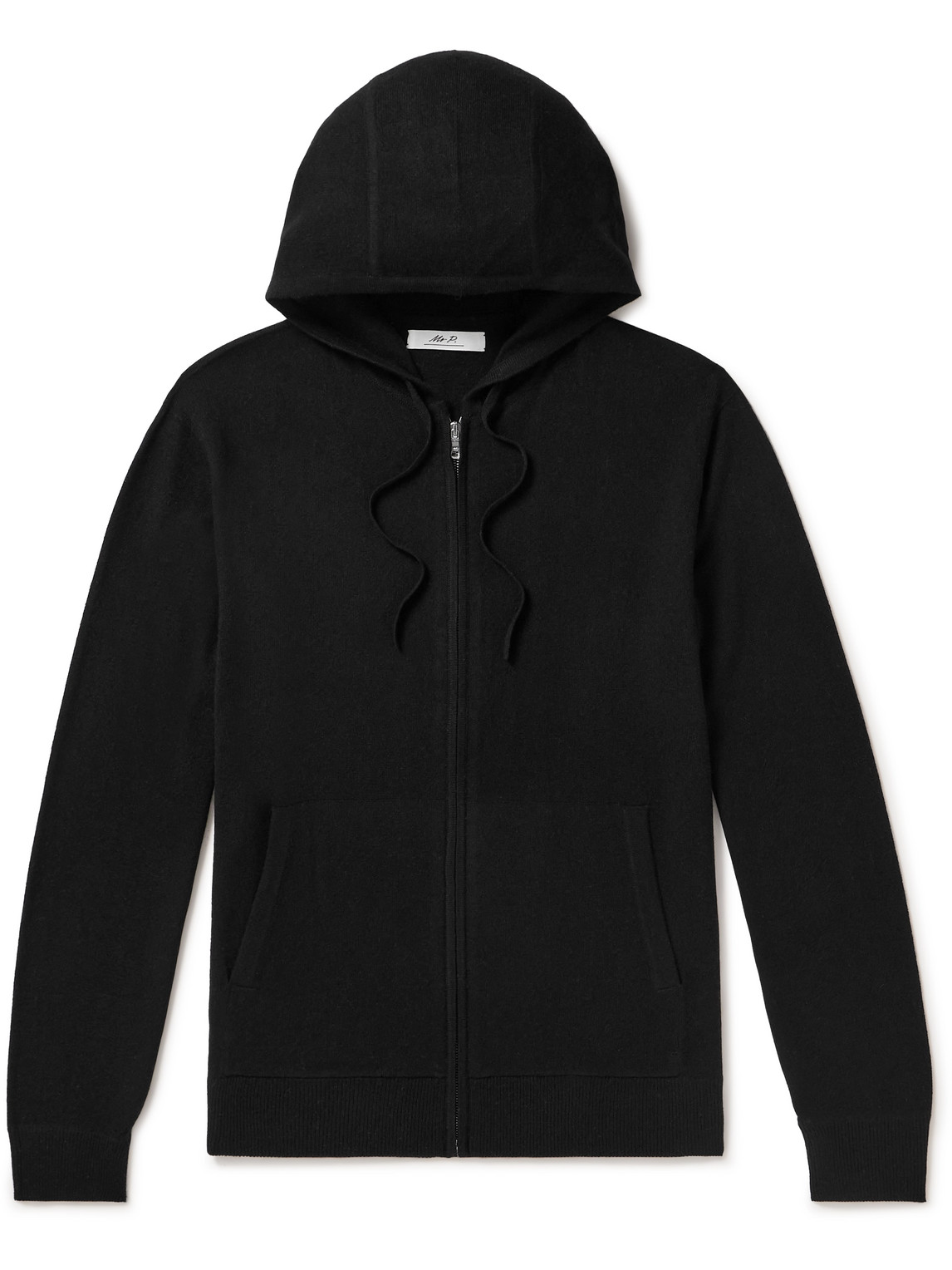 Mr P. - Wool and Cashmere-Blend Zip-Up Hoodie - Men - Black - M von Mr P.