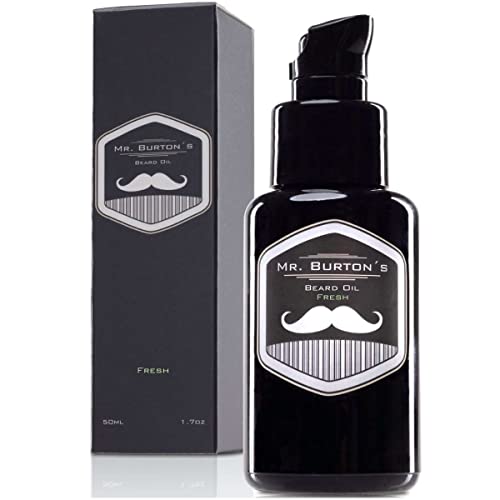 Bartpflege für Männer - Mr. Burton´s Beard Oil - FRESH - 50 ml Bartöl Männer für die Bartpflege -100% natürliche Inhaltsstoffe - Premium Qualität - Made in Germany Bartpflege für Männer - Mr. Burton´s Beard Oil - FRESH - 50 ml Bartöl Männer für die Bartpflege -100% natürliche Inhaltsstoffe - Premium Qualität - Made in Germany von Mr. Burton´s Beard Oil