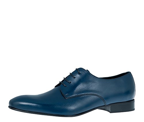 Fiarucci Herrenschuhe Vincent - Herren, Blau Leder, Tanzschuhe,Bräutigam - Gr 39 EU von Mr. Fiarucci