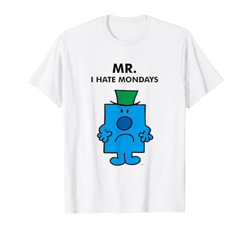 Mr. Men Little Miss Meme - Mr. I Hate Mondays - Mr. Grumpy T-Shirt von Mr. Men Little Miss