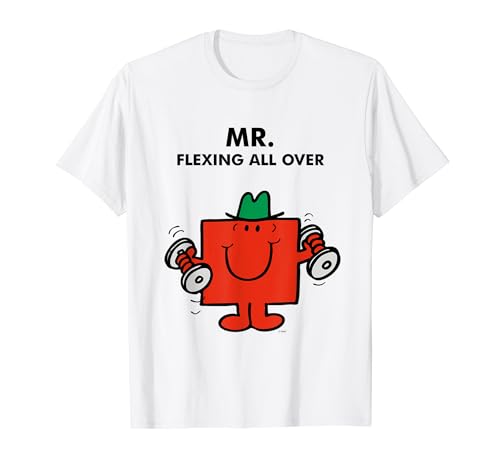 Mr. Men Little Miss Meme - Mr. Strong - Mr. Flexing All Over T-Shirt von Mr. Men Little Miss