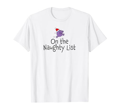 Mr. Men Little Miss Naughty On The Naughty List T-Shirt von Mr. Men Little Miss