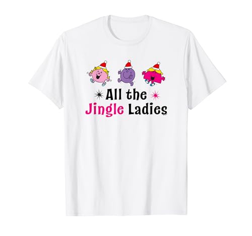 Mr. Men Little Miss Princess All the Jingle Ladies Christmas T-Shirt von Mr. Men Little Miss