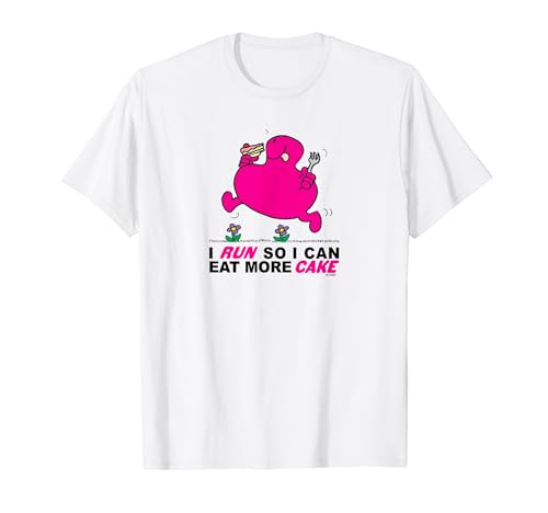 Mr. Men Mr. Greedy I Run So I Can Eat More Cake T-Shirt von Mr. Men Little Miss