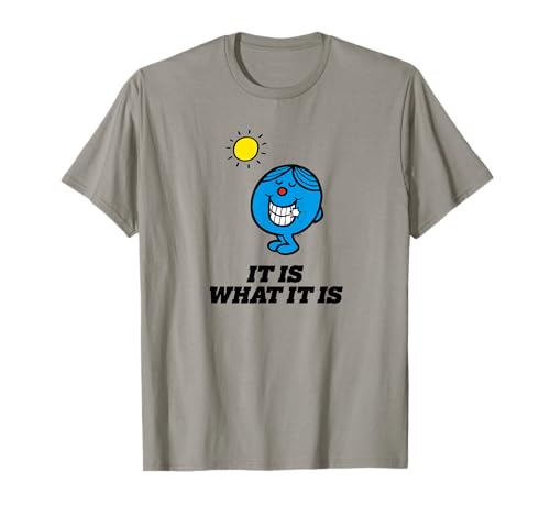 Mr. Men Mr. Perfect It Is What It Is Slogan T-Shirt von Mr. Men Little Miss