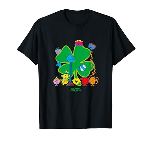 Vierblättriges Kleeblatt - Mr. Men Little Miss T-Shirt von Mr. Men Little Miss