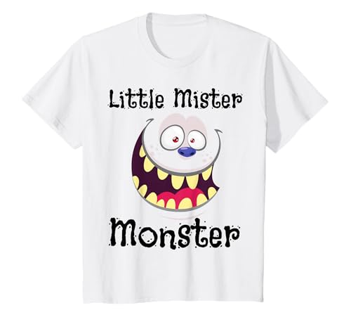 Kinder Little Mister Monster Halloween Jungen Kostüm Lustiger Sohn Junge T-Shirt Kinder Little Mister Monster Halloween Jungen Kostüm Lustiger Sohn Junge T-Shirt von Mr. Monster Couples Parent Halloween Costume Match
