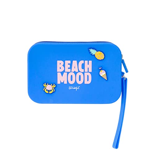 Mr. Wonderful Unisex Silikongeldbörse-Beach Mood Geldbörse, bunt von Mr. Wonderful