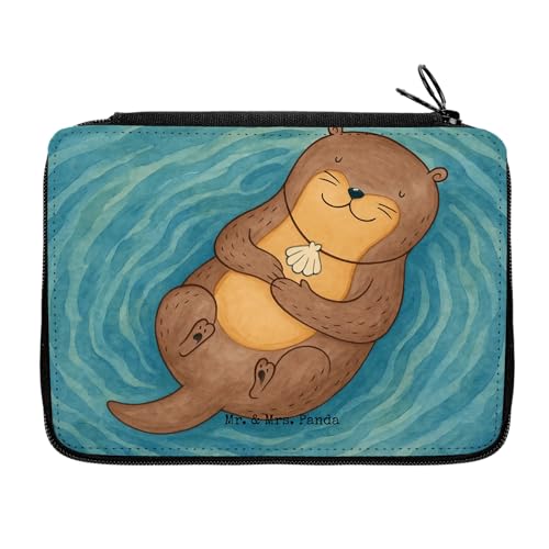Mr. & Mrs. Panda Federmappe Otter Muschel Design - Weiß von Mr. & Mrs. Panda