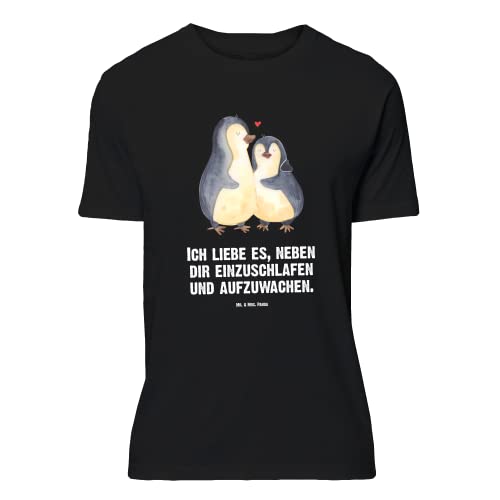 Mr. & Mrs. Panda Größe XXL T-Shirt Pinguine Einschlafen - Geschenk, Verlobung, Nachthemd, Männer, Sprüche, Liebesgeschenk, Heiraten, Liebe, Geschenk von Mr. & Mrs. Panda