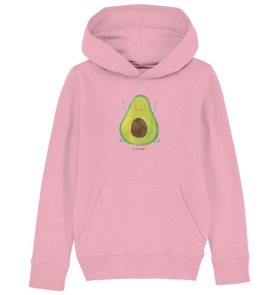 Mr. & Mrs. Panda Hoodie 12-14 Jahre (152/164) Avocado Glücklich - Cotton Pink - Geschenk, Fre (1-tlg) von Mr. & Mrs. Panda