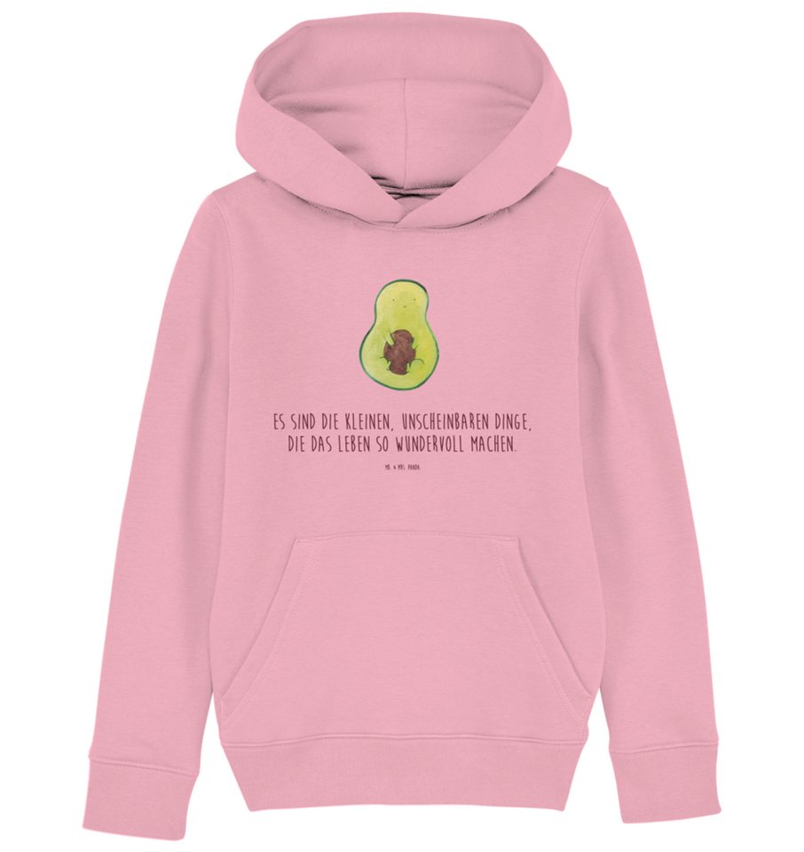 Mr. & Mrs. Panda Hoodie 12-14 Jahre (152/164) Avocado Kern - Cotton Pink - Geschenk, Avocadok (1-tlg) von Mr. & Mrs. Panda