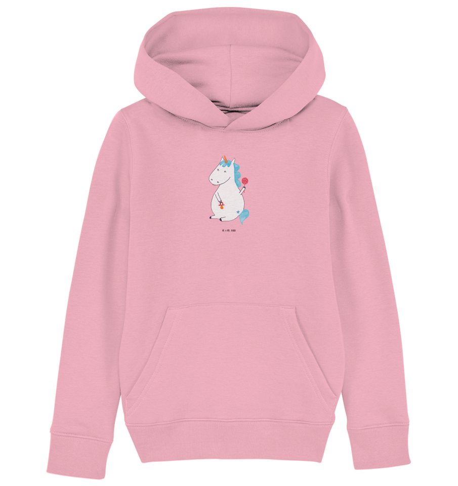 Mr. & Mrs. Panda Hoodie 12-14 Jahre (152/164) Einhorn Baby - Cotton Pink - Geschenk, Jungen H (1-tlg) von Mr. & Mrs. Panda