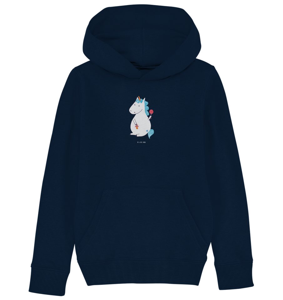 Mr. & Mrs. Panda Hoodie 12-14 Jahre (152/164) Einhorn Baby - French Navy - Geschenk, Geburtst (1-tlg) von Mr. & Mrs. Panda