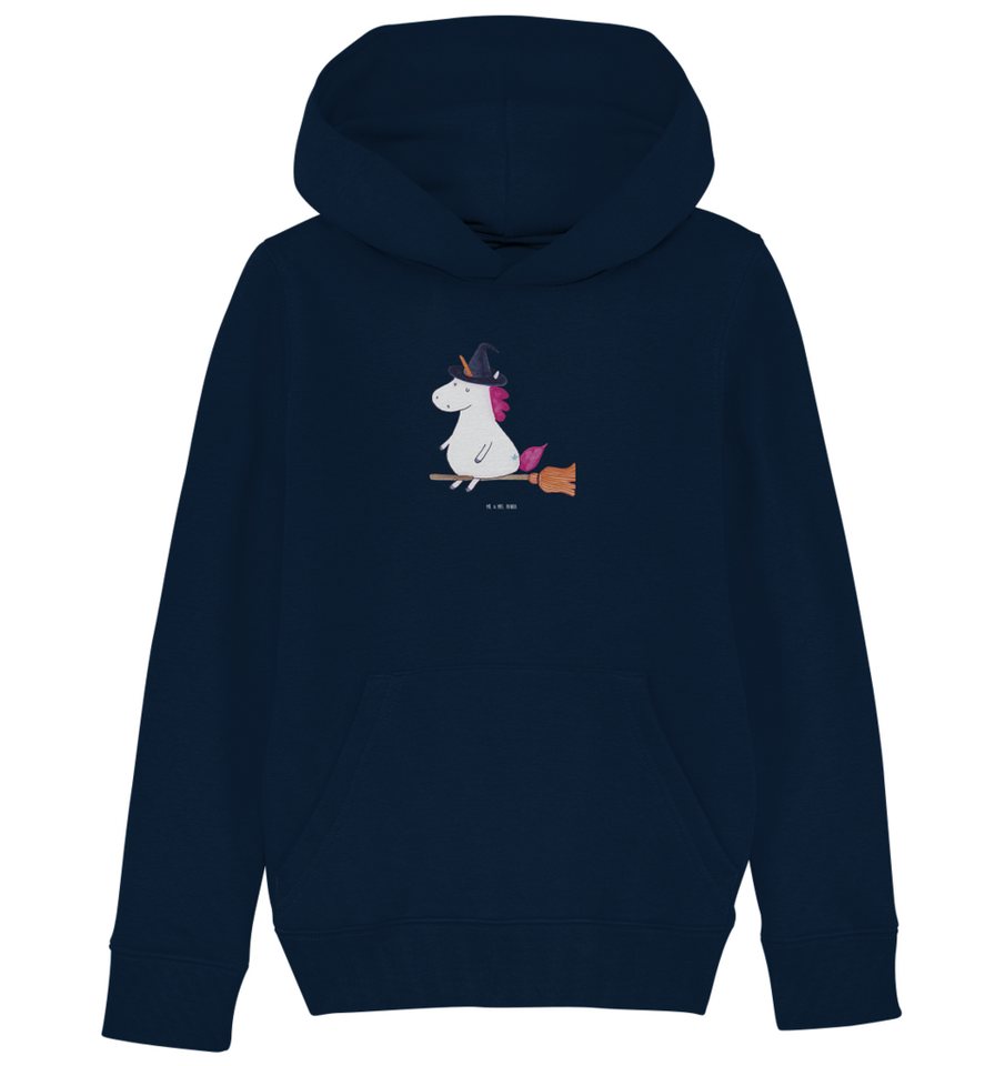 Mr. & Mrs. Panda Hoodie 12-14 Jahre (152/164) Einhorn Hexe - French Navy - Geschenk, Jungen K (1-tlg) von Mr. & Mrs. Panda