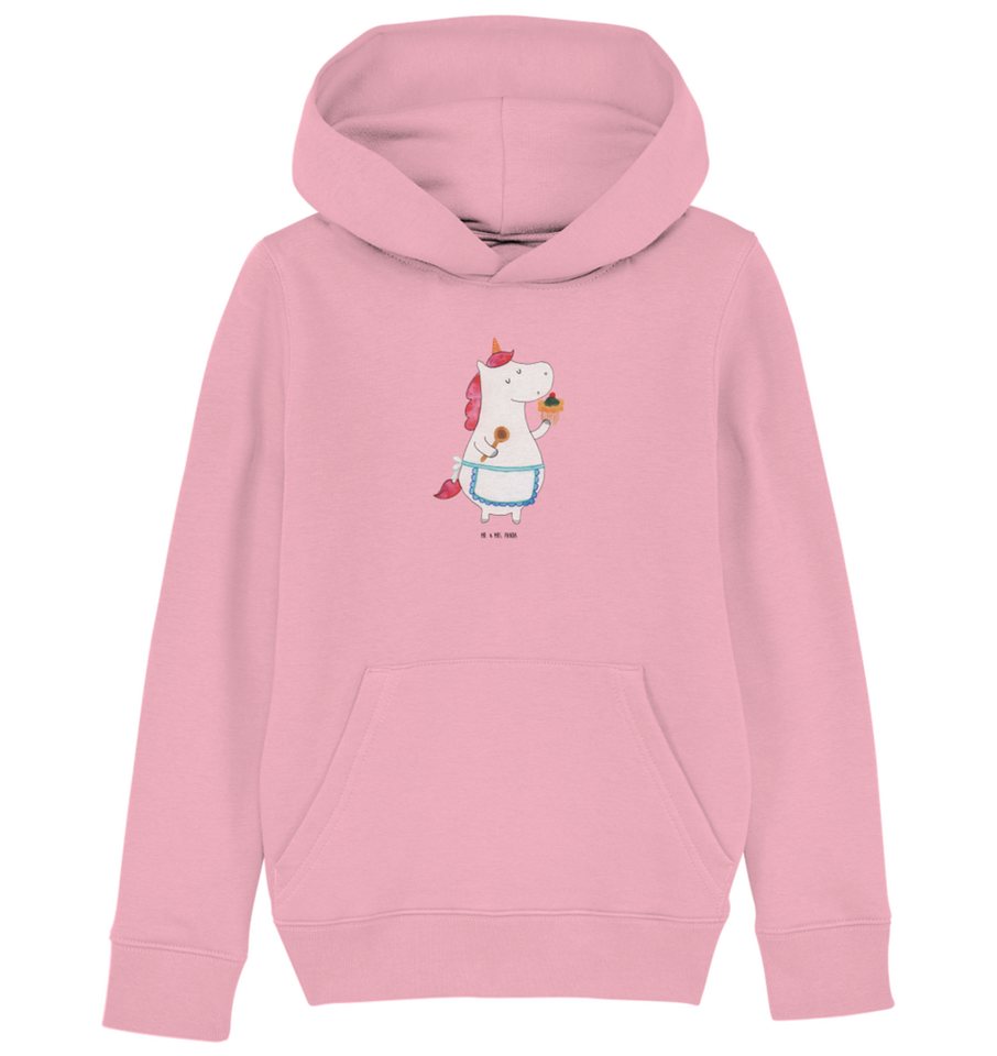 Mr. & Mrs. Panda Hoodie 12-14 Jahre (152/164) Einhorn Küche - Cotton Pink - Geschenk, Jungen (1-tlg) von Mr. & Mrs. Panda