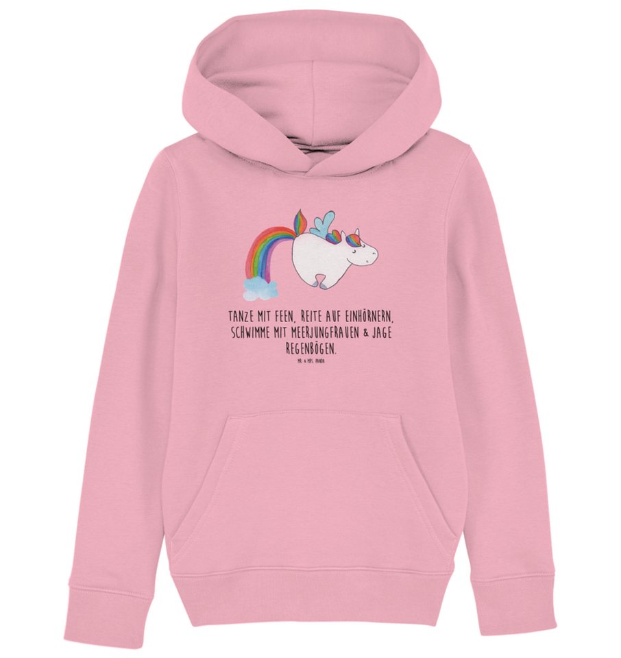 Mr. & Mrs. Panda Hoodie 12-14 Jahre (152/164) Einhorn Pegasus - Cotton Pink - Geschenk, Mädch (1-tlg) von Mr. & Mrs. Panda