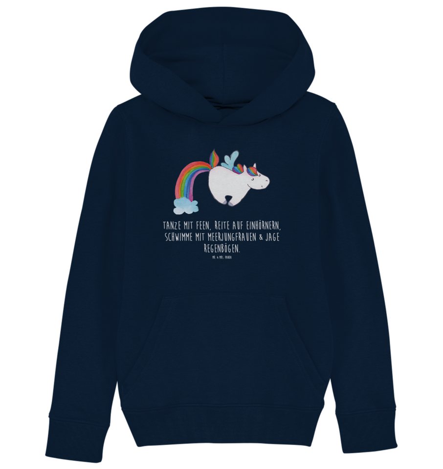 Mr. & Mrs. Panda Hoodie 12-14 Jahre (152/164) Einhorn Pegasus - French Navy - Geschenk, Einhö (1-tlg) von Mr. & Mrs. Panda