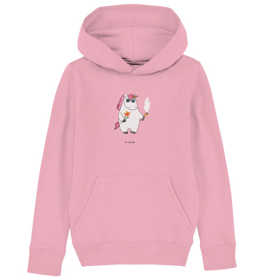 Mr. & Mrs. Panda Hoodie 12-14 Jahre (152/164) Einhorn Woodstock - Cotton Pink - Geschenk, Ein (1-tlg) von Mr. & Mrs. Panda