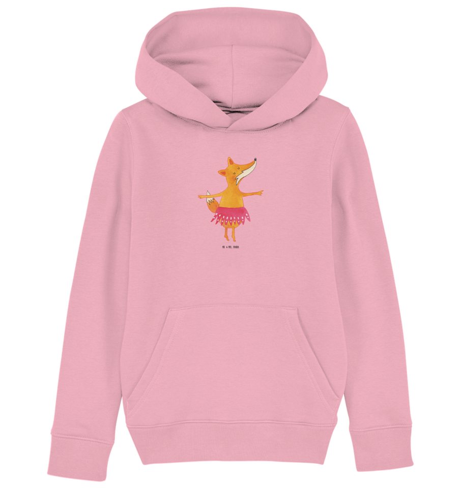 Mr. & Mrs. Panda Hoodie 12-14 Jahre (152/164) Fuchs Ballerina - Cotton Pink - Geschenk, Tänze (1-tlg) von Mr. & Mrs. Panda