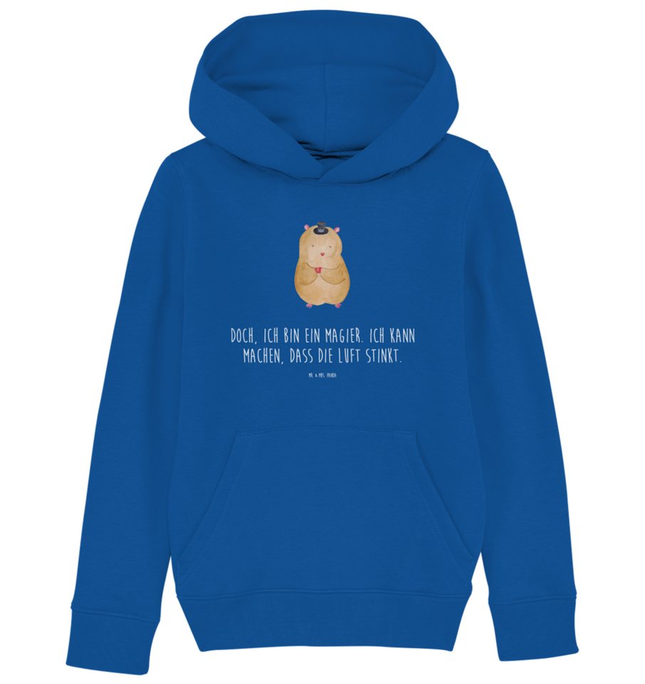 Mr. & Mrs. Panda Hoodie 12-14 Jahre (152/164) Hamster Hut - Royal Blue - Geschenk, Jungen Kap (1-tlg) von Mr. & Mrs. Panda