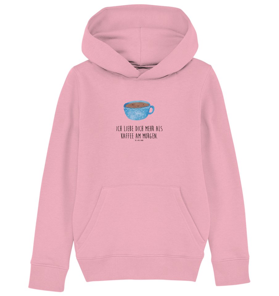 Mr. & Mrs. Panda Hoodie 12-14 Jahre (152/164) Kaffee Tasse - Cotton Pink - Geschenk, Gute Lau (1-tlg) von Mr. & Mrs. Panda