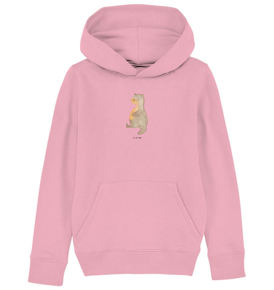 Mr. & Mrs. Panda Hoodie 12-14 Jahre (152/164) Otter Bauch - Cotton Pink - Geschenk, Mädchen K (1-tlg) von Mr. & Mrs. Panda