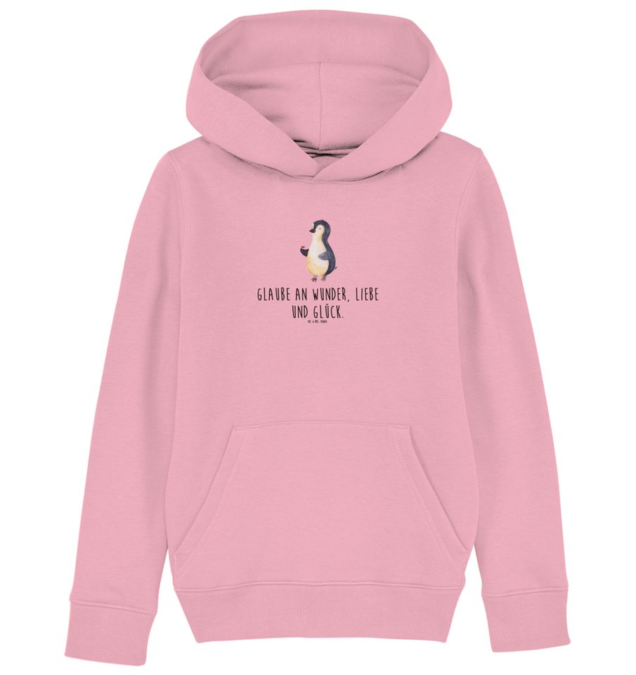 Mr. & Mrs. Panda Hoodie 12-14 Jahre (152/164) Pinguin Marienkäfer - Cotton Pink - Geschenk, a (1-tlg) von Mr. & Mrs. Panda