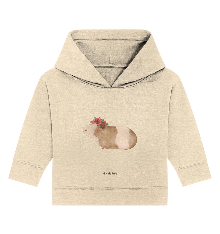 Mr. & Mrs. Panda Hoodie 12. - 18. Monat Meerschweinchen Weisheit - Natural Raw - Geschenk, Bl (1-tlg) von Mr. & Mrs. Panda