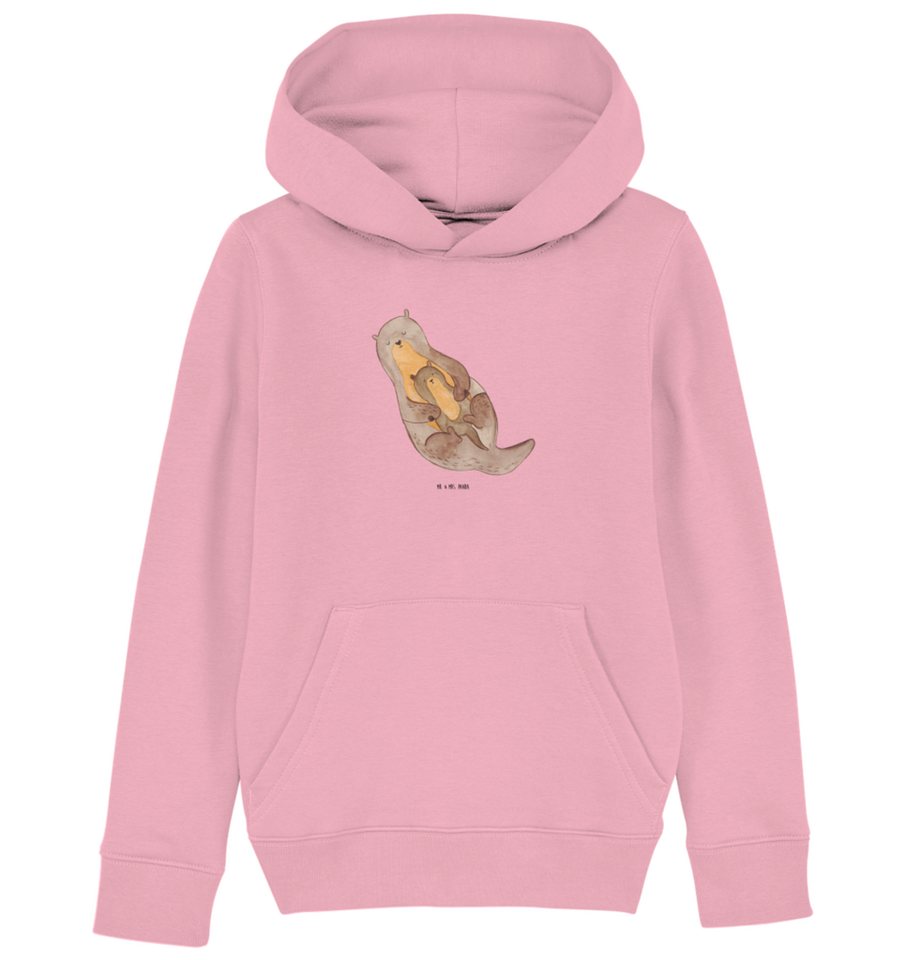 Mr. & Mrs. Panda Hoodie 5-6 Jahre (110/116) Otter Kind - Cotton Pink - Geschenk, Kinder Obert (1-tlg) von Mr. & Mrs. Panda