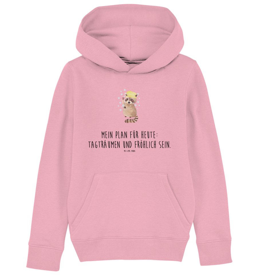 Mr. & Mrs. Panda Hoodie 5-6 Jahre (110/116) Waschbär - Cotton Pink - Geschenk, Jungen Hoodie, (1-tlg) von Mr. & Mrs. Panda