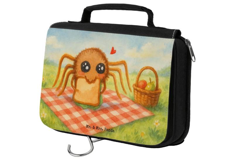 Mr. & Mrs. Panda Kulturbeutel Spinne Agathe Sandwich Design, beautycase, Weiß, Kulturtasche, Alles (Packung, 1-tlg) von Mr. & Mrs. Panda
