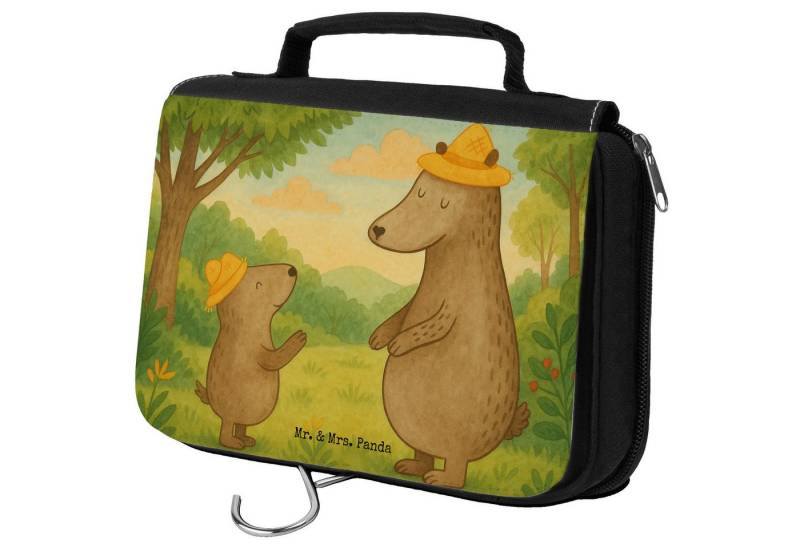 Mr. & Mrs. Panda Kulturbeutel Bären mit Hut Design, beautycase, Weiß, Necessaire, Vatertag, Vater, (Packung, 1-tlg) von Mr. & Mrs. Panda