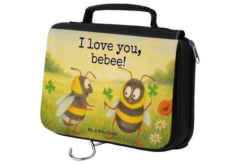 Mr. & Mrs. Panda Kulturbeutel Bienen Paar Design, Schminktasche, Weiß, Geschenk für Frauen, Schmink (Packung, 1-tlg) von Mr. & Mrs. Panda