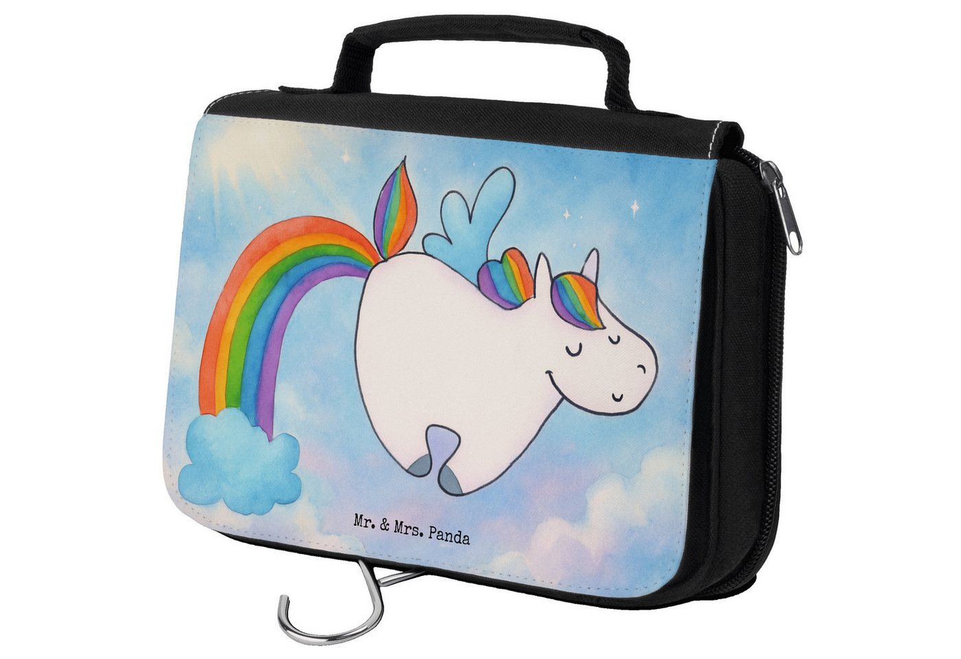 Mr. & Mrs. Panda Kulturbeutel Einhorn Fliegendes Pferd Design, beautycase, Weiß, Spielen, Erwachsen (Packung, 1-tlg) von Mr. & Mrs. Panda