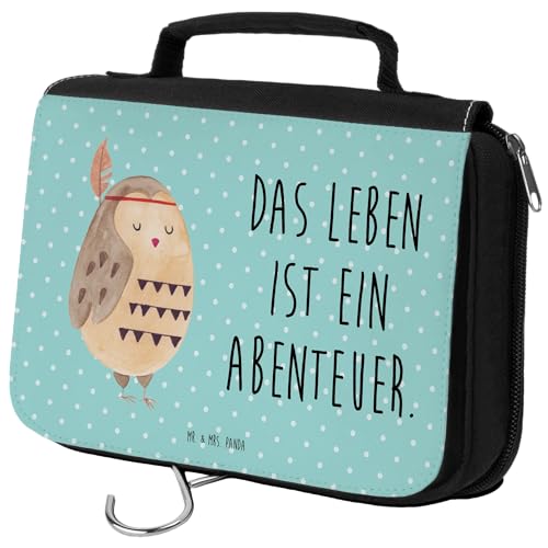 Mr. & Mrs. Panda Kulturbeutel Eule Federschmuck - Geschenk, Damen, Kosmetiktasche, Kulturtasche, Zum Aufhängen, Abenteuer, Organizer, Eule Deko, Mr. & Mrs. Panda Kulturbeutel Eule Federschmuck - Geschenk, Damen, Kosmetiktasche, Kulturtasche, Zum Aufhängen, Abenteuer, Organizer, Eule Deko, von Mr. & Mrs. Panda