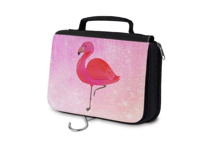 Mr. & Mrs. Panda Kulturbeutel Flamingo Classic - Aquarell Pink - Geschenk, Schminktasche, Organizer (1-tlg), Wasserabweisend von Mr. & Mrs. Panda