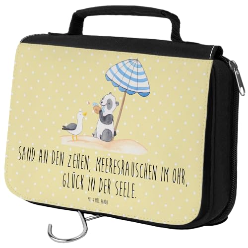 Mr. & Mrs. Panda Kulturbeutel Sommer Meer Glück - Geschenk, Glück in der Seele, Zufriedenheit, Damen, Küste, Kulturtasche, Waschtasche, Sonne, Mr. & Mrs. Panda Kulturbeutel Sommer Meer Glück - Geschenk, Glück in der Seele, Zufriedenheit, Damen, Küste, Kulturtasche, Waschtasche, Sonne, von Mr. & Mrs. Panda