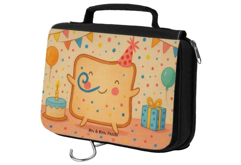 Mr. & Mrs. Panda Kulturbeutel Toast Party Design, badtasche, Weiß, beautycase, Schminktasche, Jahre (Packung, 1-tlg) von Mr. & Mrs. Panda