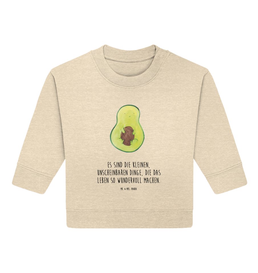 Mr. & Mrs. Panda Longpullover 12. - 18. Monat Avocado Kern - Natural Raw - Geschenk, Avocadokern, r (1-tlg) von Mr. & Mrs. Panda