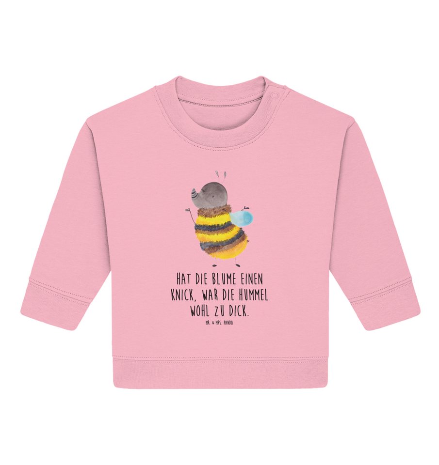 Mr. & Mrs. Panda Longpullover 12. - 18. Monat Hummel flauschig - Cotton Pink - Geschenk, Tiere, Gut (1-tlg) von Mr. & Mrs. Panda