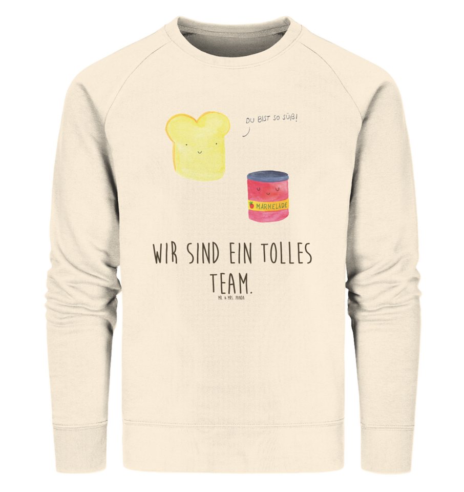 Mr. & Mrs. Panda Longpullover Größe L Toast Marmelade - Natural Raw - Geschenk, Sweatshirt Männer, (1-tlg) von Mr. & Mrs. Panda